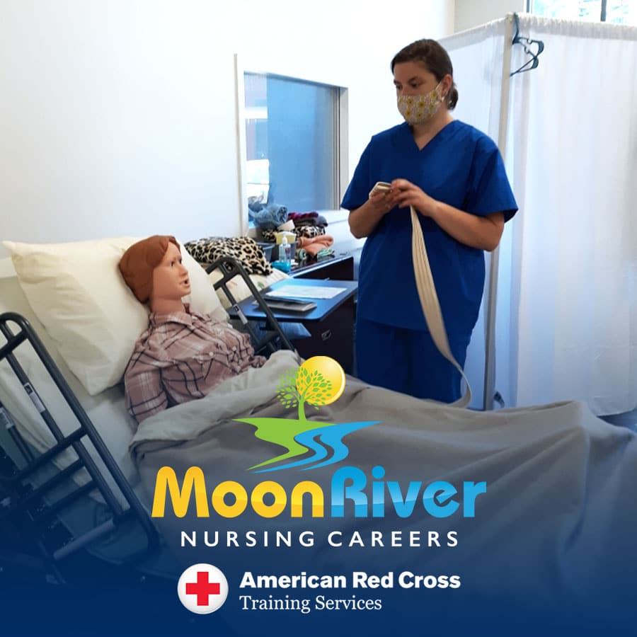 Nurse Assistant Training program at Moon River Nursing Careers in Ashburn, VA.